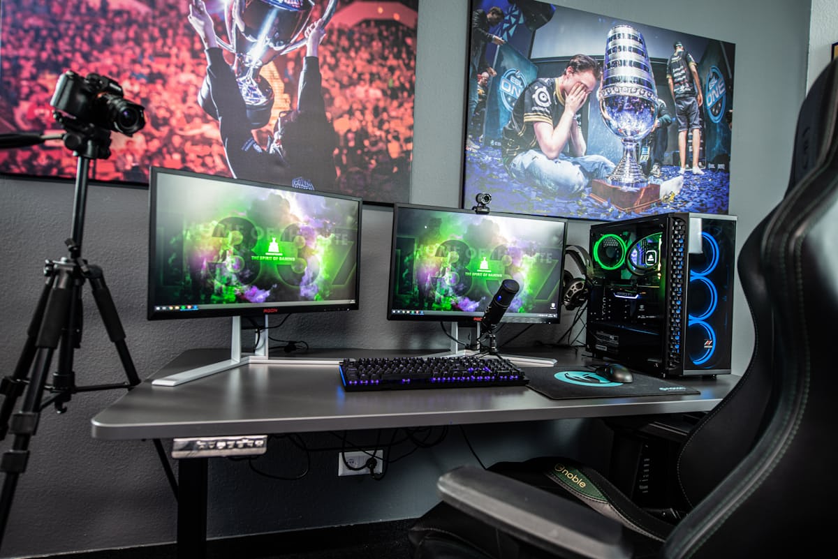 Gaming editorial photography