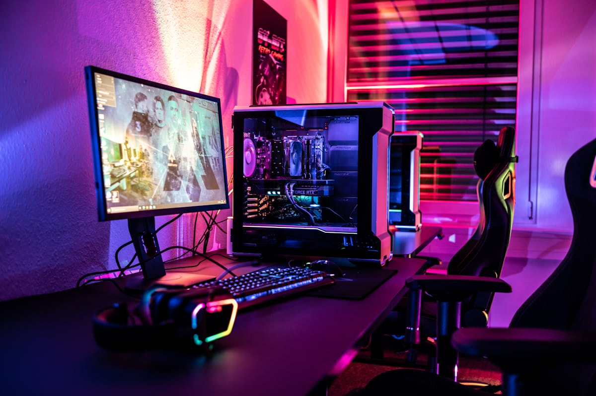Gaming editorial photography