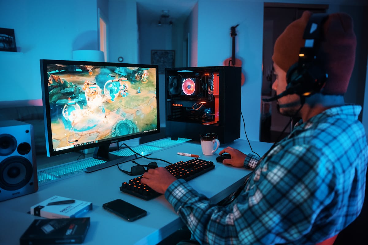 Gaming editorial photography